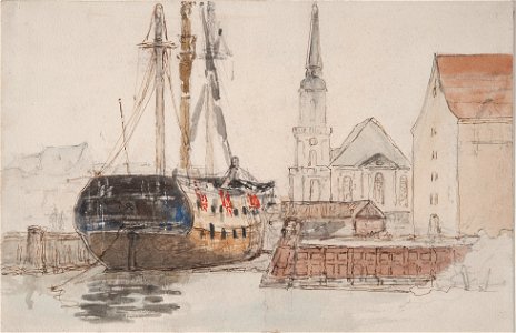 Teckning - Sjöhistoriska museet - SB 142