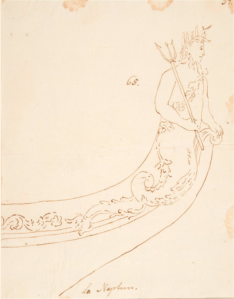 Teckning - Sjöhistoriska museet - SB 1389