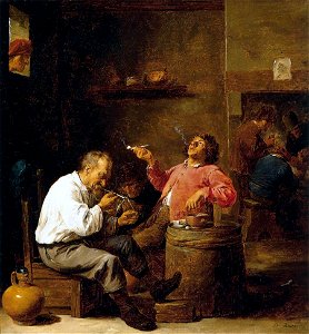 David Teniers (II) - Smokers in an Interior - WGA22081