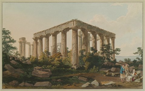 Temple of Jupiter Panhellenios in the island of Aegina - Dodwell Edward - 1819