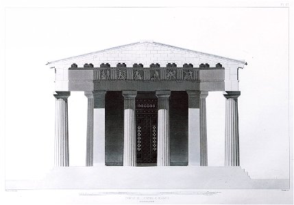 Temple de Jupiter à Olympie Restauration (3) - Blouet Guillaume-abel - 1831