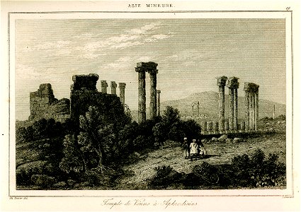 Temple de Venus à Aphrodisias - Texier Charles Félix Marie - 1882