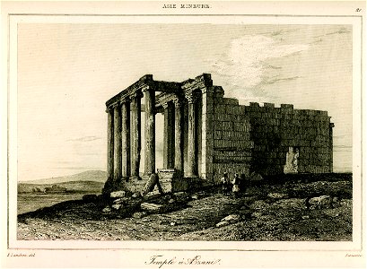 Temple à Aezani - Texier Charles Félix Marie - 1882