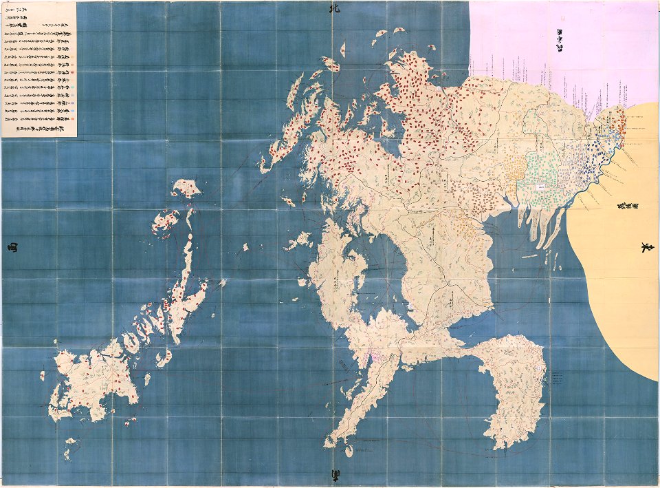 Tenpō Kuniezu - Hizen Province (National Archives of Japan)