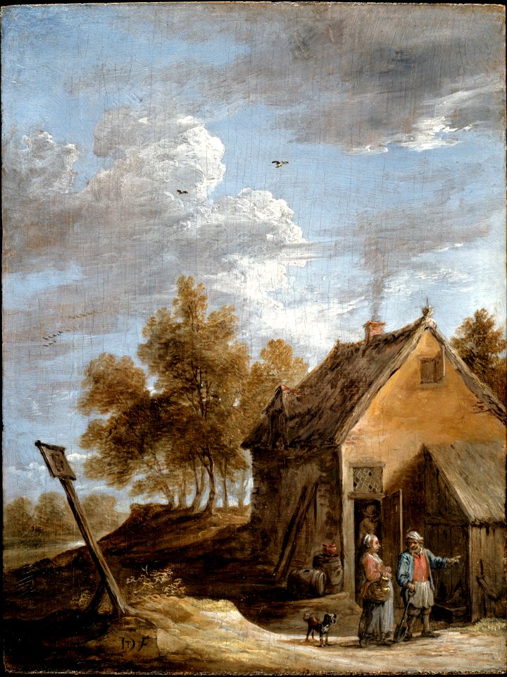 Teniers, David the younger - A Cottage - Google Art Project