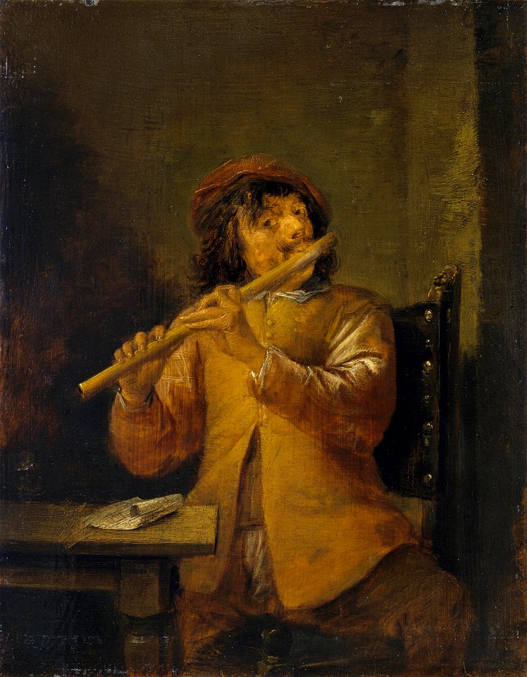 David Teniers (II) - Fluitist (1630s)