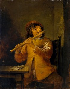 David Teniers (II) - Fluitist (1630s)
