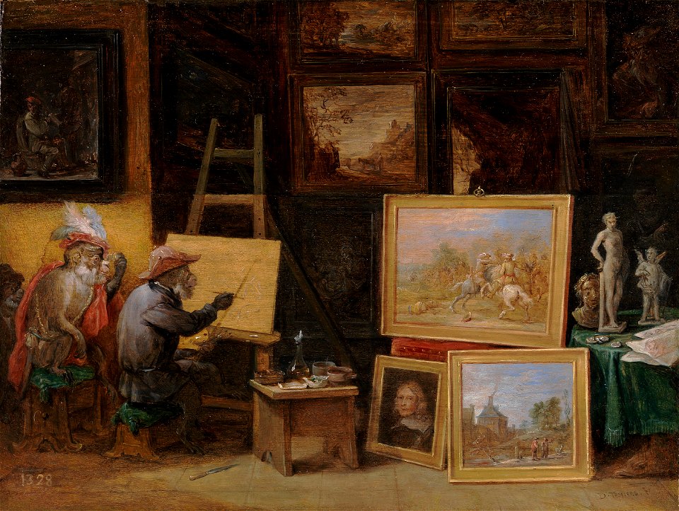 Teniers-mono pintor-prado