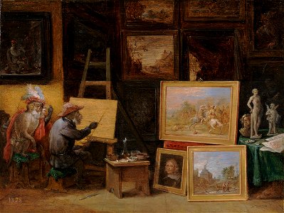 Teniers-mono pintor-prado