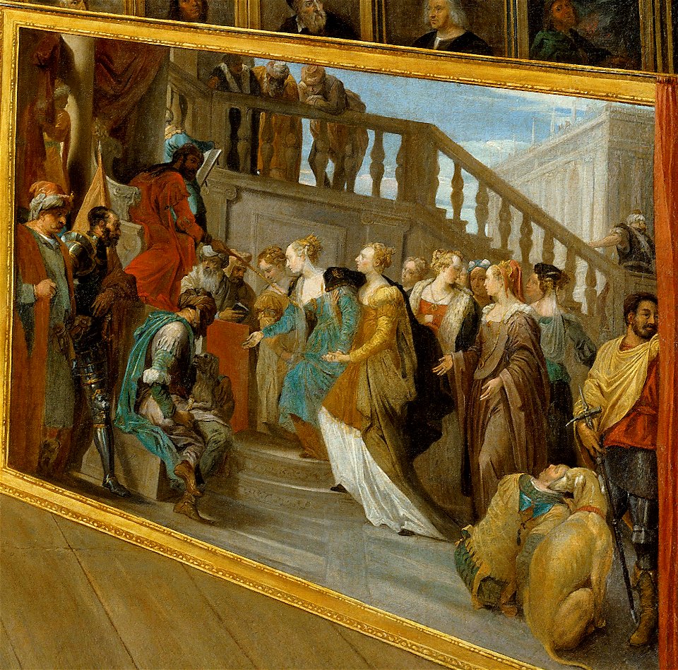 DAVID TENIERS EL JOVEN - copy of Paolo Veronese painting (cropped)