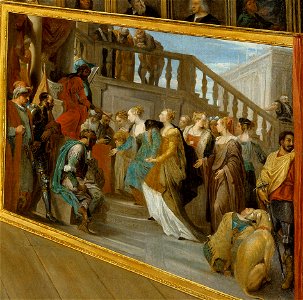 DAVID TENIERS EL JOVEN - copy of Paolo Veronese painting (cropped)