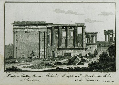 Tempi di Eretteo, Minerva Poliade e Pandroso - Pomardi Simone - 1820
