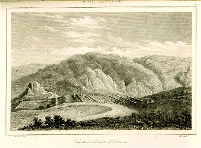 Temple d'Anaitis à Pterium - Texier Charles Félix Marie - 1882