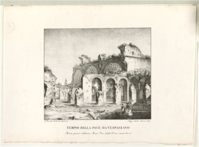 Tempio della pace da vespasiano LCCN2003679884