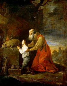 David Teniers de Jonge - Abrahams offer (Kunsthistorisches Museum)