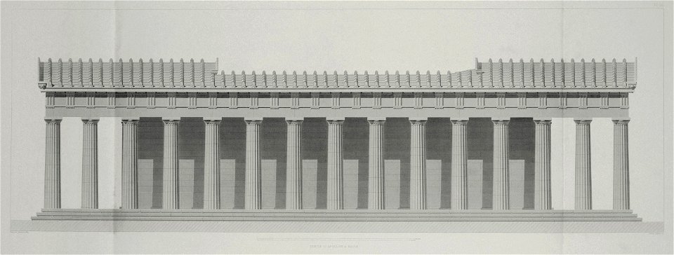 Temple d'Apollon à Bassae (3) - Blouet Guillaume-abel - 1831