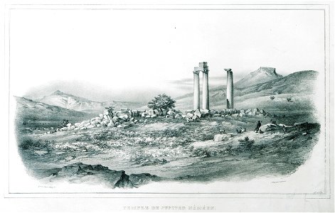 Temple de Jupiter néméen - Stackelberg Otto Magnus Baron De - 1830