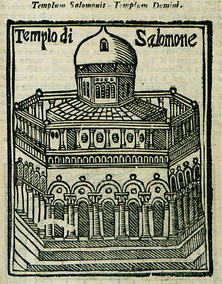 Templum Salomonis Templum Domini - Bianco Noe - 1600