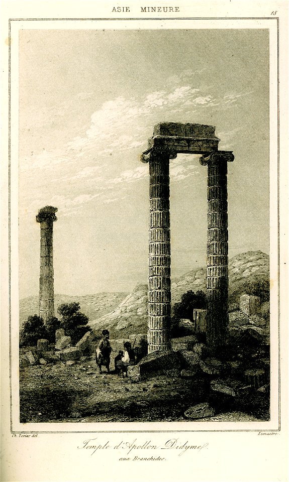 Temple d'Apollon Didymes - Texier Charles Félix Marie - 1882