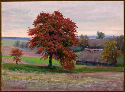 Teodor Ziomek - Wild pear tree - MP 919 MNW - National Museum in Warsaw
