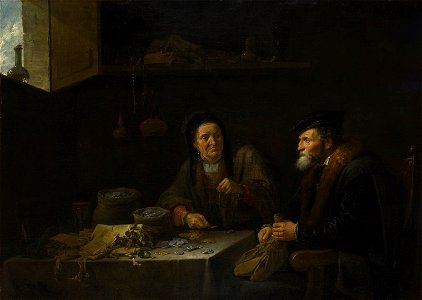 David Teniers the Younger - The Covetous Man