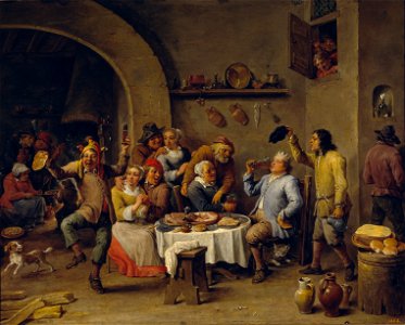 Teniers-el rey bebe