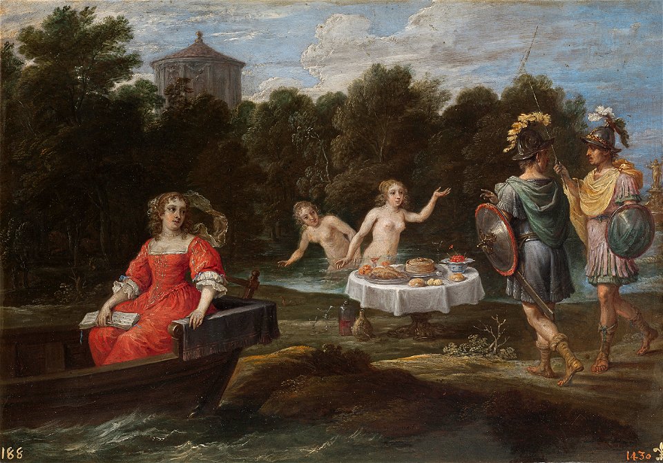 Teniers-carlos y ubaldo en las islas afortunadas