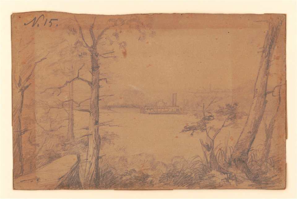 Tennessee River near Florence, Alabama, 1862 LCCN2017646916