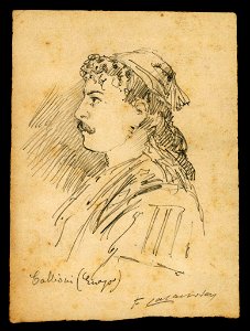 Tenor Carlo Callioni com Enzo, de l'òpera La Gioconda d'Amilcare Ponchieli, El (XXIII Casanovas B 57)