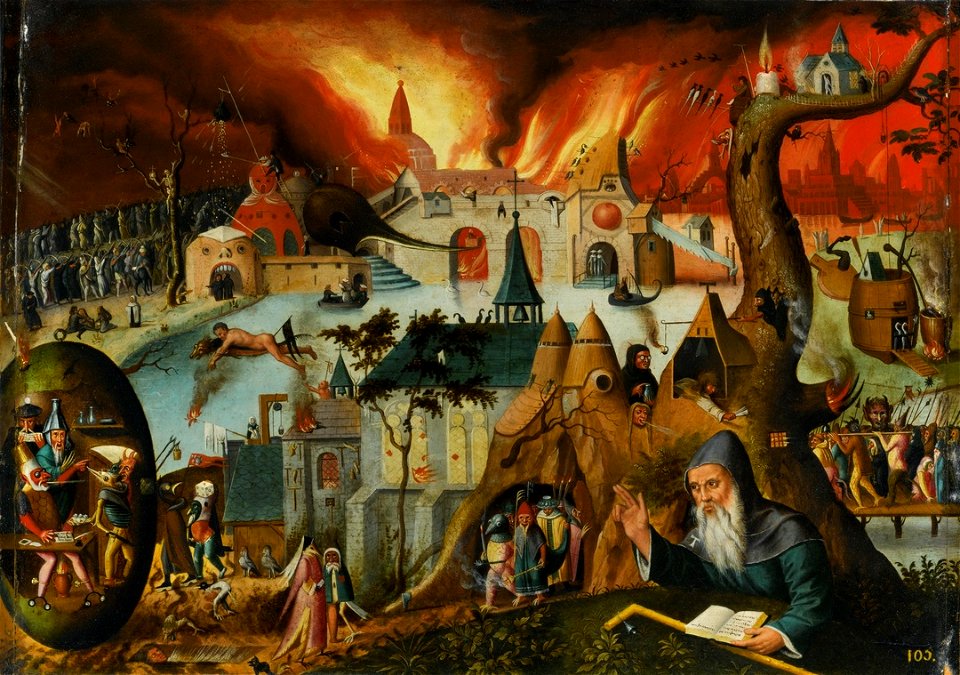 Tentation de saint Antoine (suiveur de Bosch)
