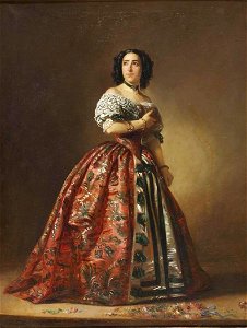 Teodora Lamadrid en Adriana Lecouvreur (Museo del Romanticismo de Madrid)
