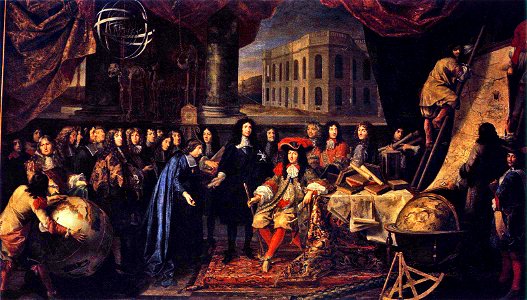 Testelin, Henri - Colbert Presenting the Members of the Royal Academy of Sciences to Louis XIV in 1667