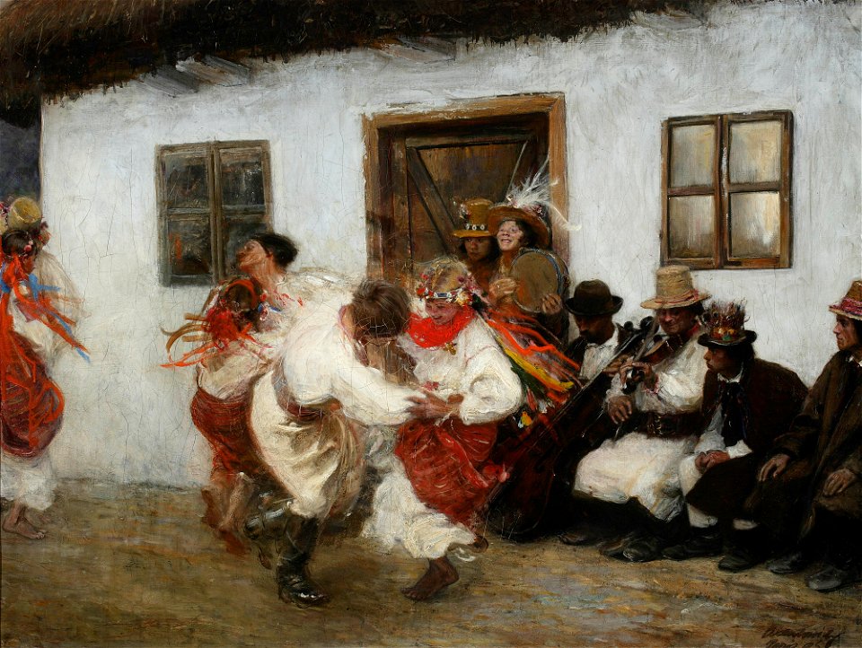 Teodor Axentowicz - Ukrainian folk dance - MP 359 - National Museum in Warsaw