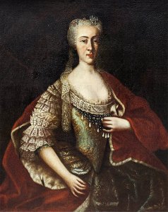 Teodora d'Assia, duchessa di Guastalla. Free illustration for personal and commercial use.