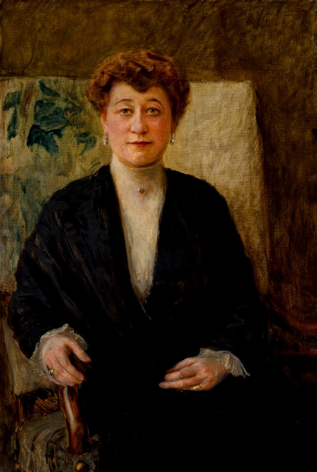 Teodor Axentowicz - Portrait of Zofia Dolińska née Niesiołowska - MNK II-b-107 - National Museum in Kraków
