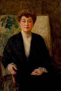 Teodor Axentowicz - Portrait of Zofia Dolińska née Niesiołowska - MNK II-b-107 - National Museum in Kraków