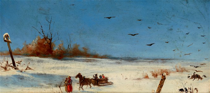 Teodor Marian Talowski - Sledging - MNK II-a-540 - National Museum Kraków