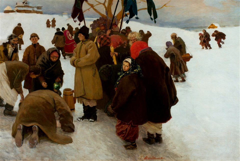 Teodor Axentowicz - Feast of Jordan - MP 243 - National Museum in Warsaw