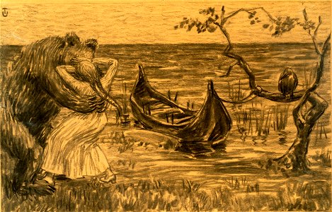 Teodors Ūders - Bear and a Girl - Google Art Project