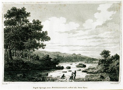 Tepid Springs, near Bonarbashy, called the forty Eyes - Clarke Edward Daniel - 1824