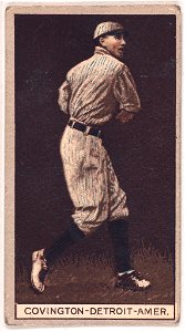 Tex Covington, Detroit Tigers, baseball card portrait LCCN2008678362