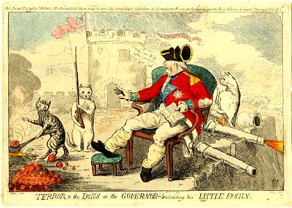 Terror to the dons or the governor-instructing his little family (BM 1851,0901.479)