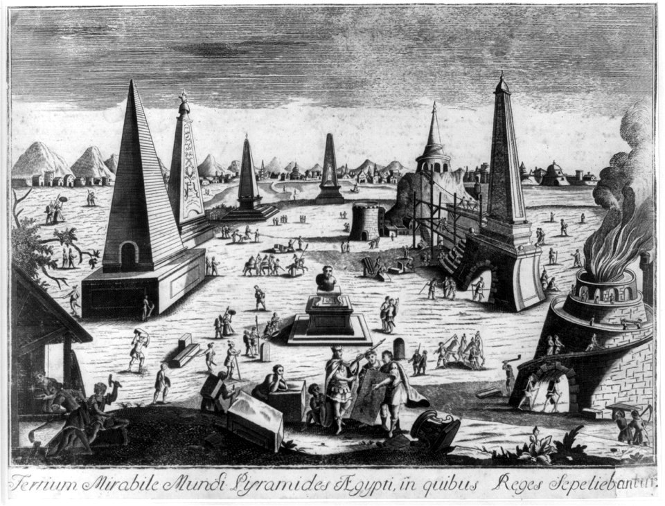Tertium mirabile mundi pyramides aegypti in quibus Reges Sepeliebantur LCCN2004669345