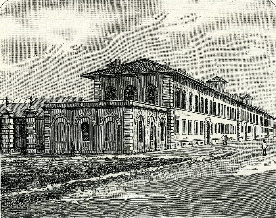 Terni prospettiva esterna della Regia fabbrica d armi