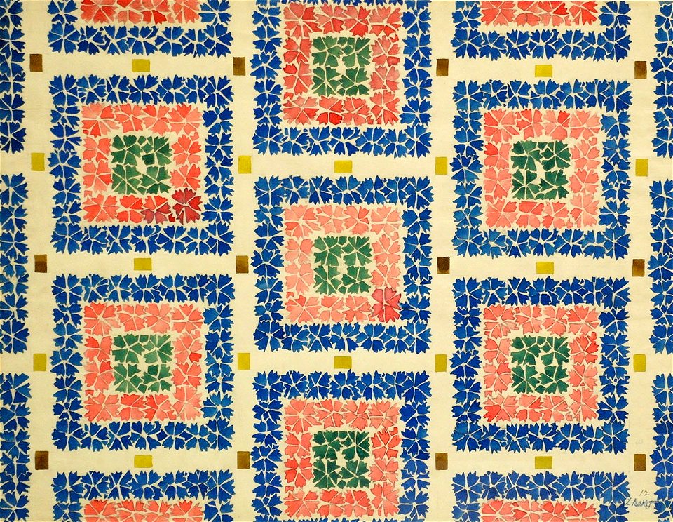 Textile print by Leon Bakst 04