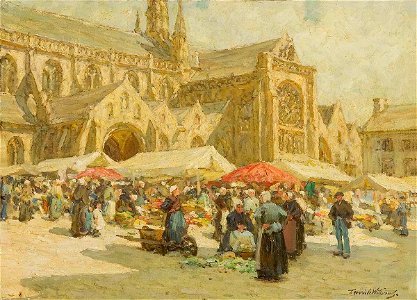 Terrick Williams - St Pol de Leon, Brittany - Sarjeant Gallery