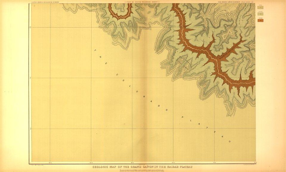 Tertiary history of the Grand cañon district, with atlas,... LOC gs05000790-14