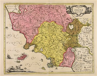 Territorio di Siena con il ducato di Castro - CBT 5882027