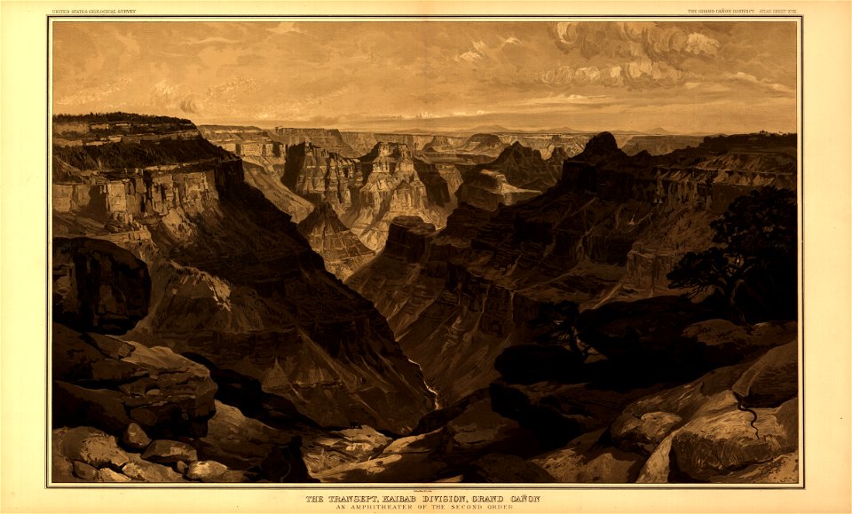 Tertiary history of the Grand cañon district, with atlas,... LOC gs05000790-19