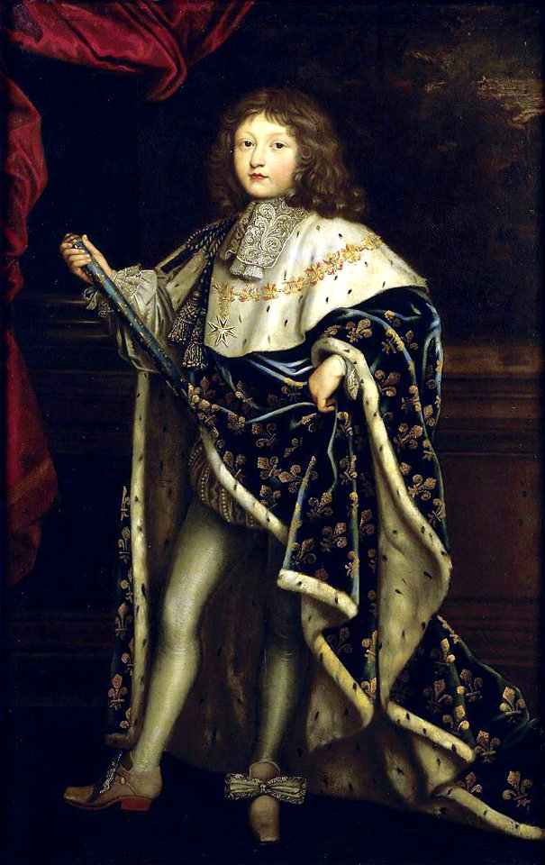 Testelin - Louis XIV as a child in Coronation dress (Versailles)